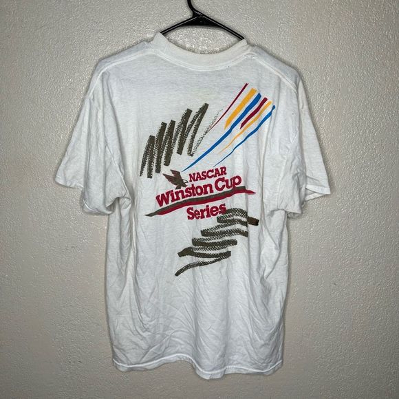 VTG 1992 Winston Cup Men's White and Gold T-Shirt Size XL - Picture 6 of 7